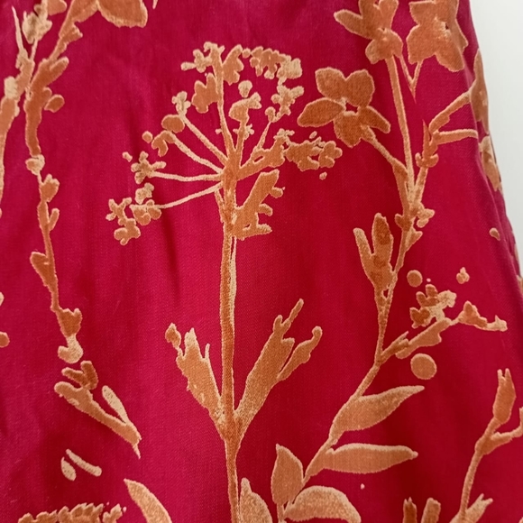 Luxury Spanish Brand Retro Red Maxi Skirt - Picture 3 of 11